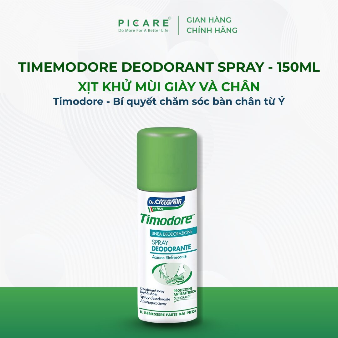 Xịt Khử Mùi Chân & Giày Dr. Ciccarelli Timodore Deodorant Spray 150 ml