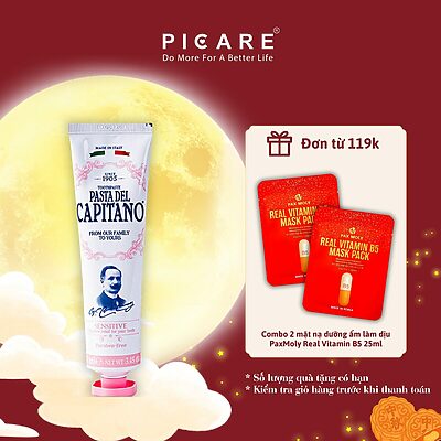 Kem đánh răng Pasta del Capitano 1905 Sensitive (Cho răng nhạy cảm) – 75ml
