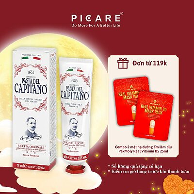 Kem đánh răng Pasta del Capitano 1905 Original (Hương Quế Nguyên bản) – 75ml
