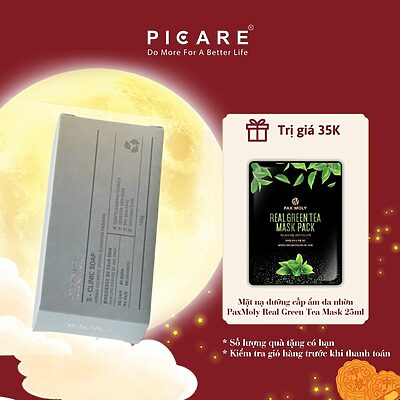 Xà phòng làm giảm mụn sáng da dùng cho mặt và toàn thân Reboncel S-Clinic Soap 100g