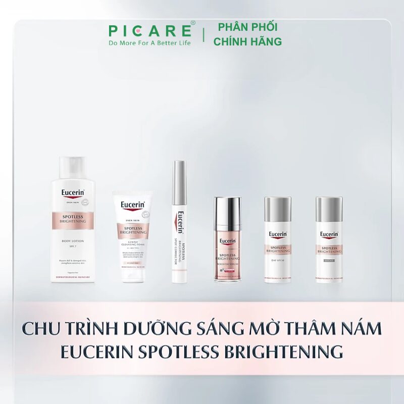 Sữa rửa mặt trắng da Eucerin Spotless Brightening Gentle Cleansing Foam 50g - Ảnh 5