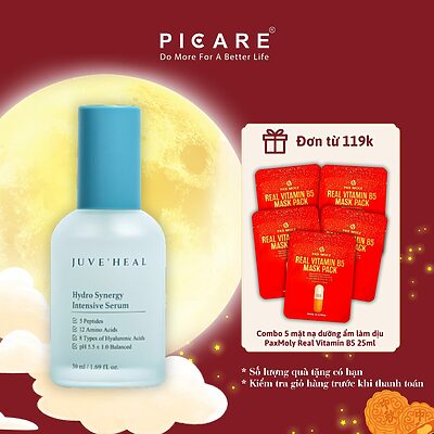 Tinh chất dưỡng sáng da cấp ẩm hỗ trợ phục hồi Juve'Heal Hydro Synergy Intensive Serum 50ml