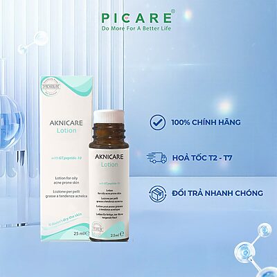 Lotion Kiểm Soát Mụn Viêm, Mụn Mủ Aknicare Lotion 25ml