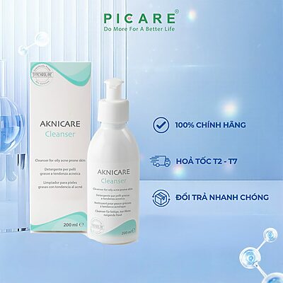 Gel Rửa Mặt Cho Da Dầu Mụn Aknicare Cleanser 200ml