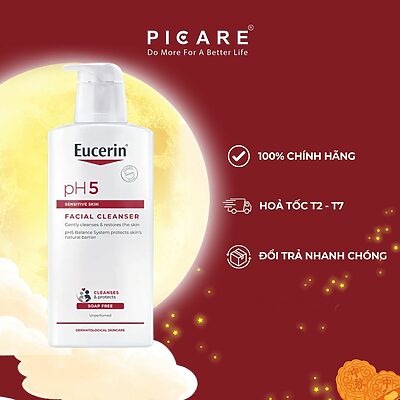 Sữa Rửa Mặt Cho Da Nhạy Cảm Eucerin Facial Cleanser Sensitive Skin 400ml