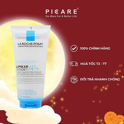 Sữa Rửa Mặt Và Tắm Cho Da Khô Đến Rất Khô La Roche Posay Lipikar Syndet AP+ 200ml