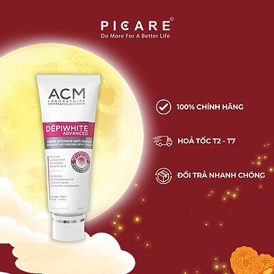 Kem Dưỡng Làm Mờ Và Giảm Đốm Nâu, Tàn Nhang ACM Depiwhite Advanced Intensive Anti Brown Spot Cream 40ml