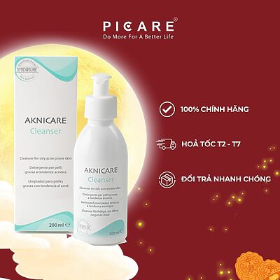 Gel Rửa Mặt Cho Da Dầu Mụn Aknicare Cleanser 200ml