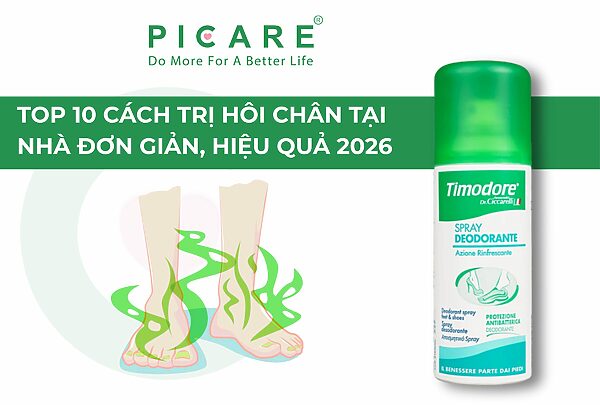 Cách trị hôi chân tại nhà hiệu quả 2026