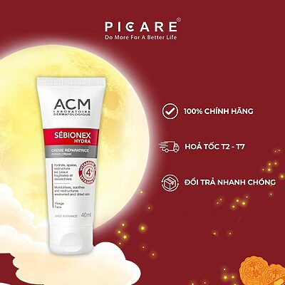 Kem Dưỡng Ẩm Dành Cho Da Mụn ACM Sebionex Hydra Repair Cream 40ml