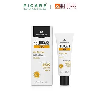 Alternative view of Gel chống nắng cho mọi loại da Heliocare 360° Gel Oil-free SPF50+ 50ml