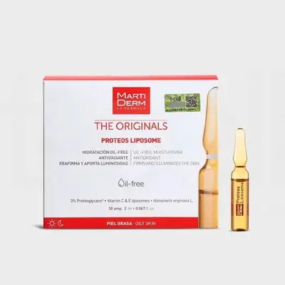 Ampoule Chống Oxy Hoá, Phục Hồi, Điều Tiết Bã Nhờn MartiDerm The Originals Proteos Liposome
