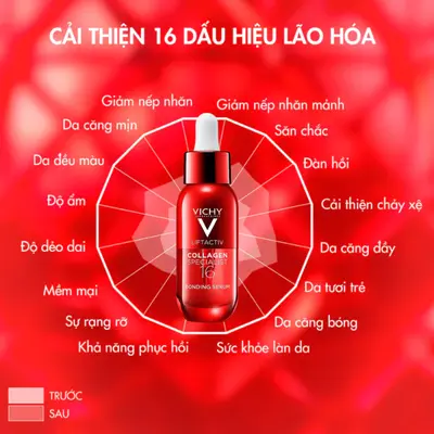 Alternative view of Tinh chất hõ trợ cải thiện 16 dấu hiêu lão hoá Vichy Liftactiv serum Collagen Specialist 16/16 30ml