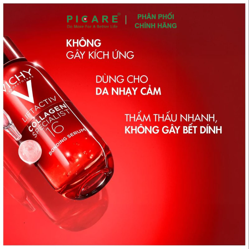 Tinh chất hõ trợ cải thiện 16 dấu hiêu lão hoá Vichy Liftactiv serum Collagen Specialist 16/16 30ml - Ảnh 6