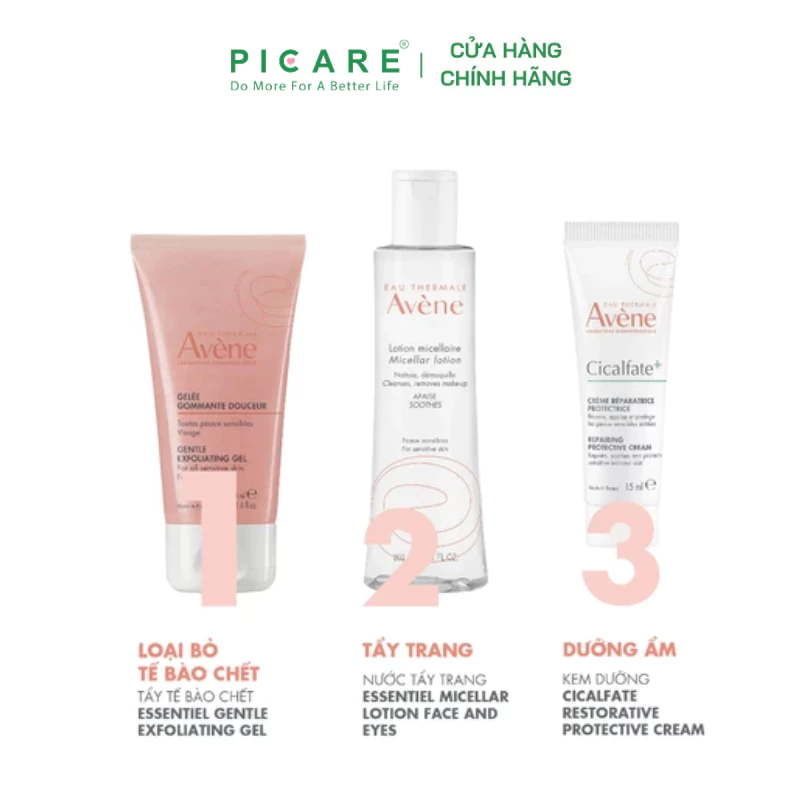 Gel tẩy tế bào chết Eau Thermale Avène Essentiel Gentle Exfoliating Gel 50ml làm mịn da - Ảnh 6