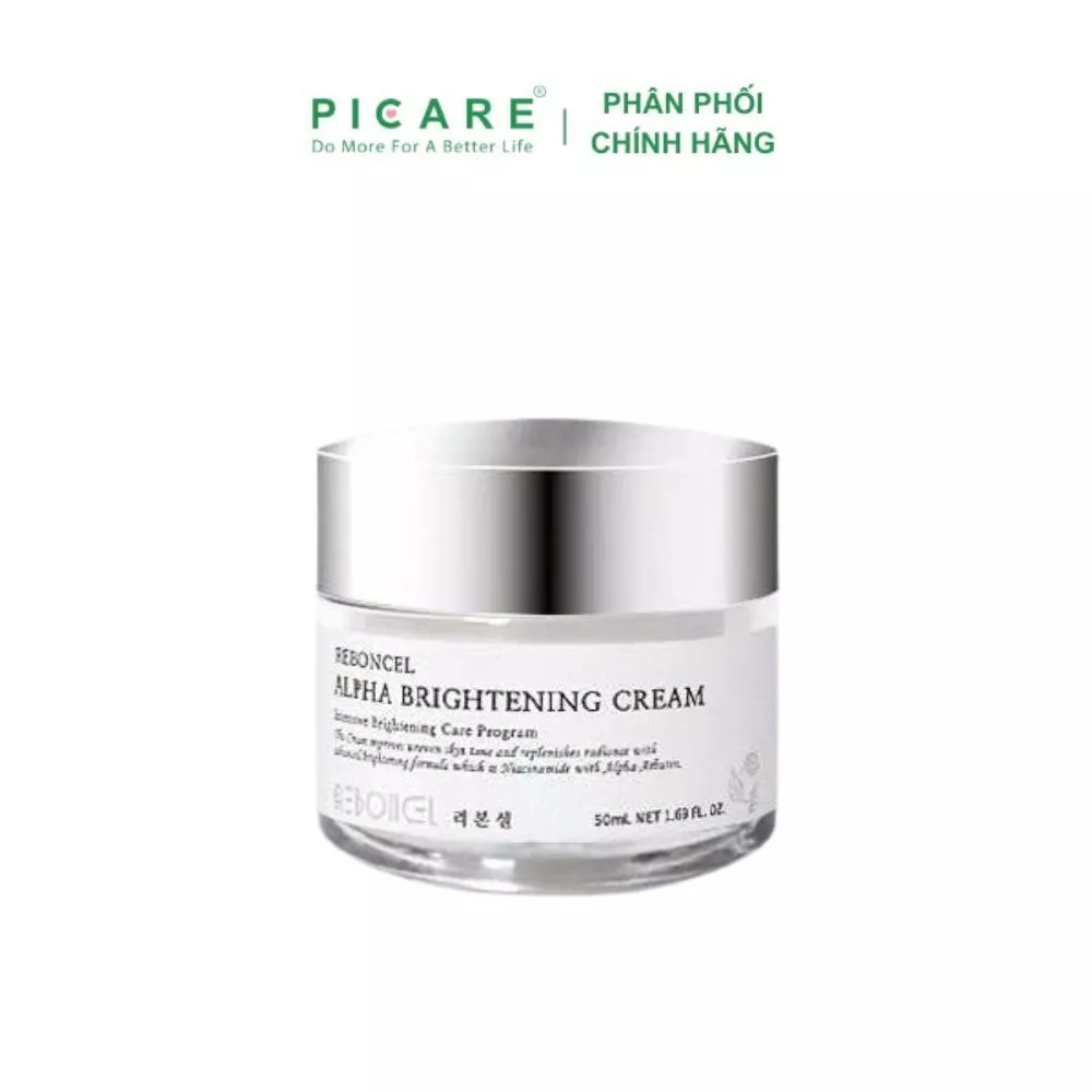 Kem làm trắng da, mờ nám tích cực Reboncel Alpha Brightening Cream 50ml
