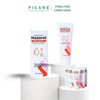 Dầu gội cải thiện da đầu dầu, giảm gàu ngứa Nazorel Shampoo 100 ML