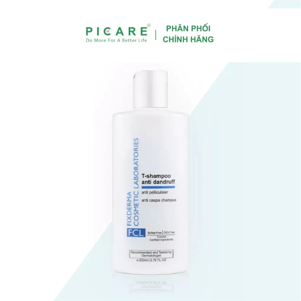 Dầu Gội Hỗ Trợ Giảm Gàu, Làm Sạch Dầu Và Tế Bào Da Chết FCL T-Shampoo Anti Dandruff 200ml - Ảnh 3