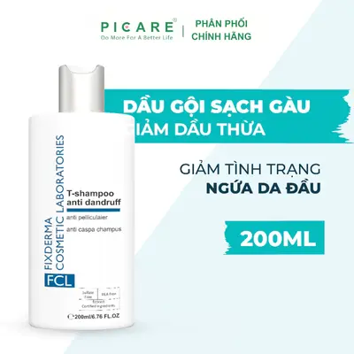 Alternative view of Dầu Gội Hỗ Trợ Giảm Gàu, Làm Sạch Dầu Và Tế Bào Da Chết FCL T-Shampoo Anti Dandruff 200ml
