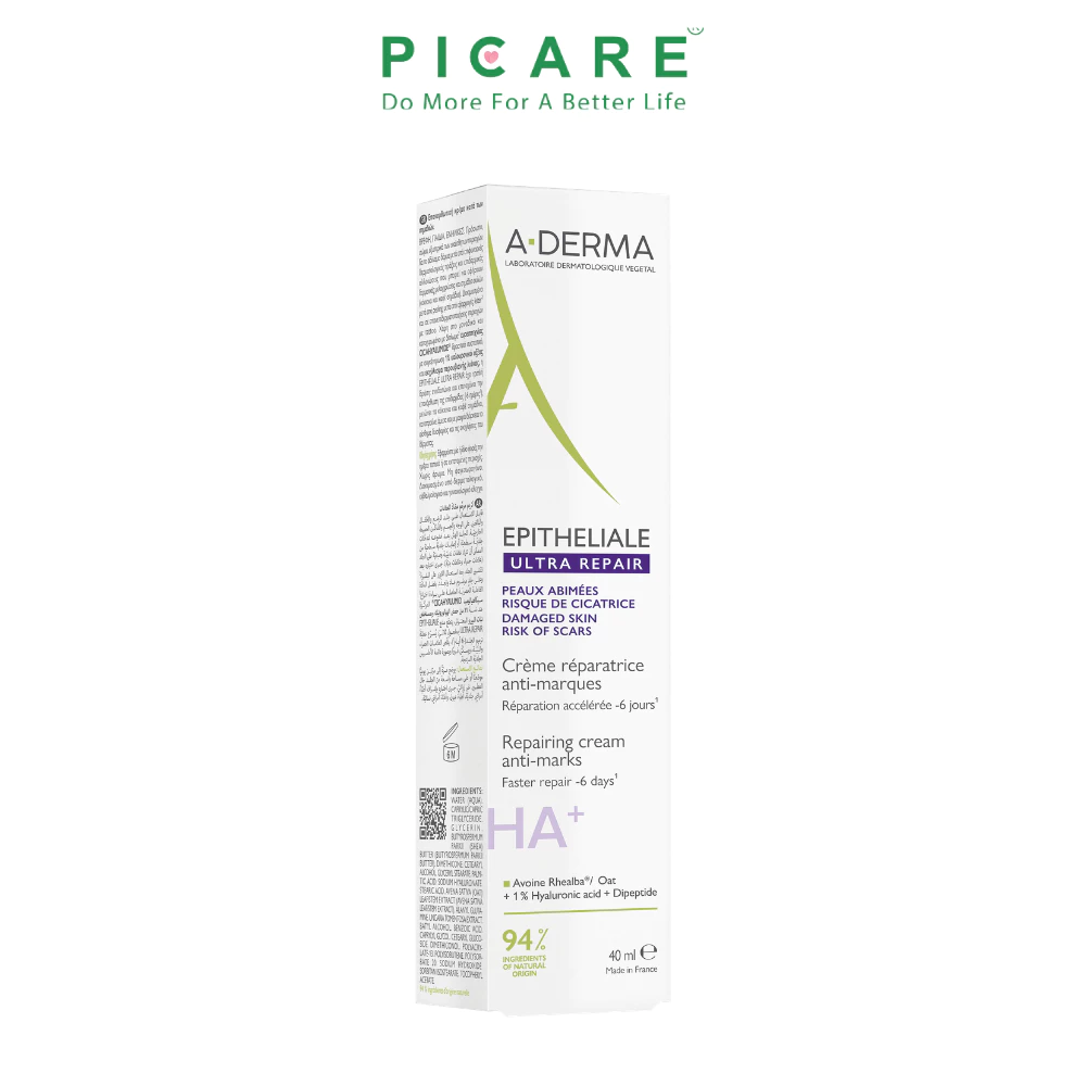 Kem phục hồi và tái tạo da sau tổn thương, laser A-Derma Epitheliale A.H Ultra Soothing Repairing Cream 40ml - Ảnh 3