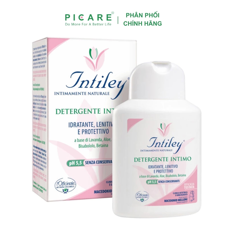 Dung dịch vệ sinh phụ nữ dịu nhẹ giảm khuẩn cân bằng pH Intiley Intimately Natural Feminine Wash 200m