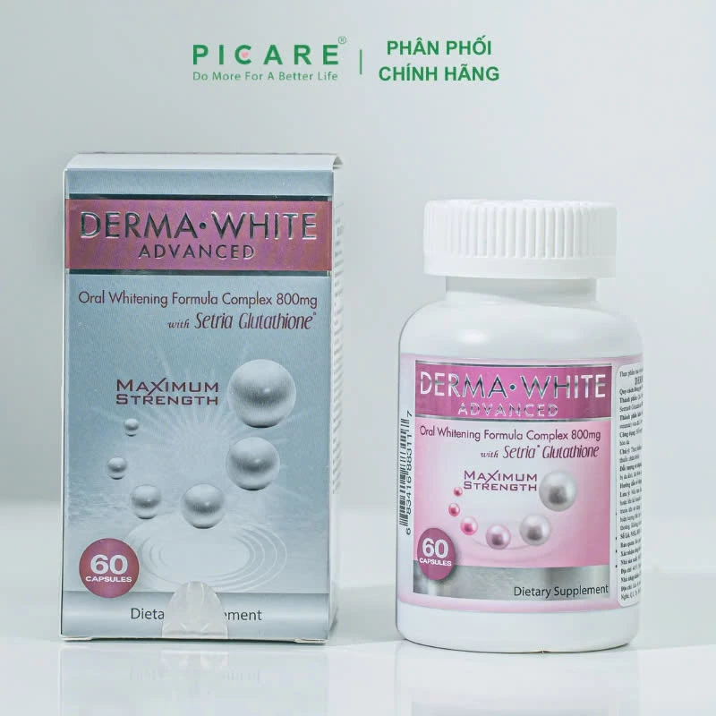 Viên uống hỗ trợ trắng da Derma White Advance