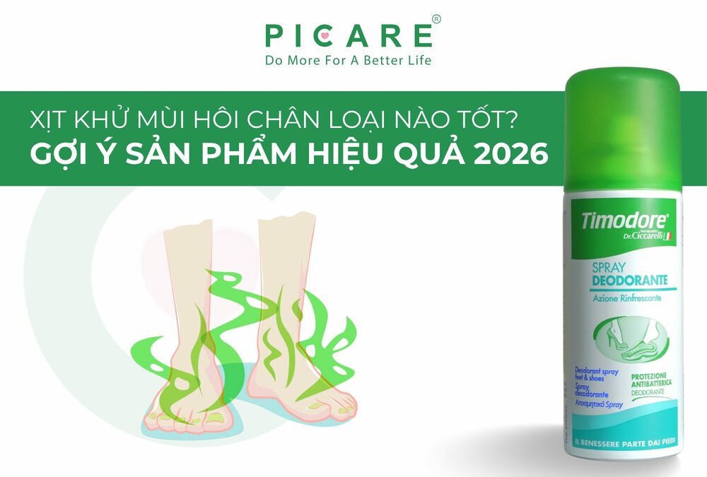 XỊT KHỬ MÙI HÔI CHÂN LOẠI NÀO TỐT?
