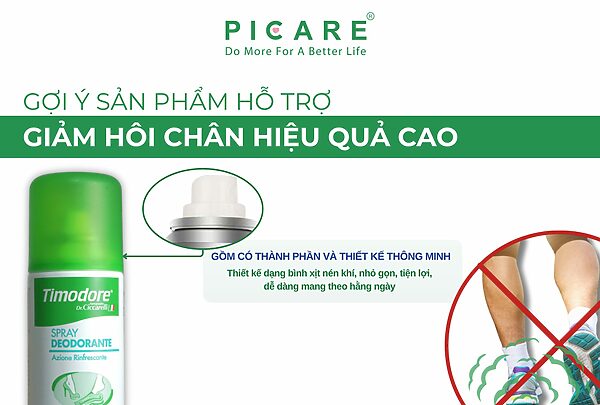 Xịt khử mùi hôi chân loại nào tốt 