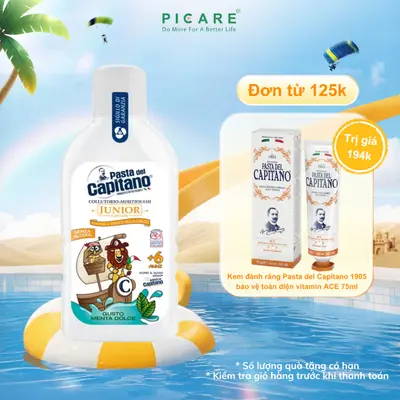 Alternative view of Nước Súc Miệng Pasta del Capitano Junior Cho Trẻ Em 6+ Hương Bạc Hà 400ml