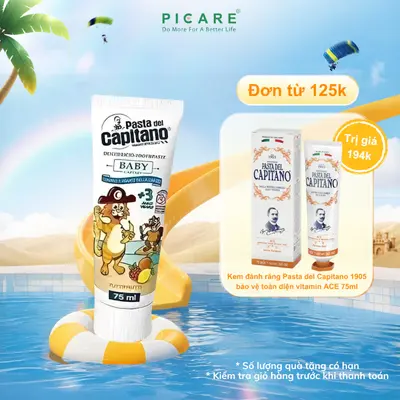 Alternative view of Kem đánh răng Pasta del Capitano Baby 3+ (Vị hoa quả) 75ml