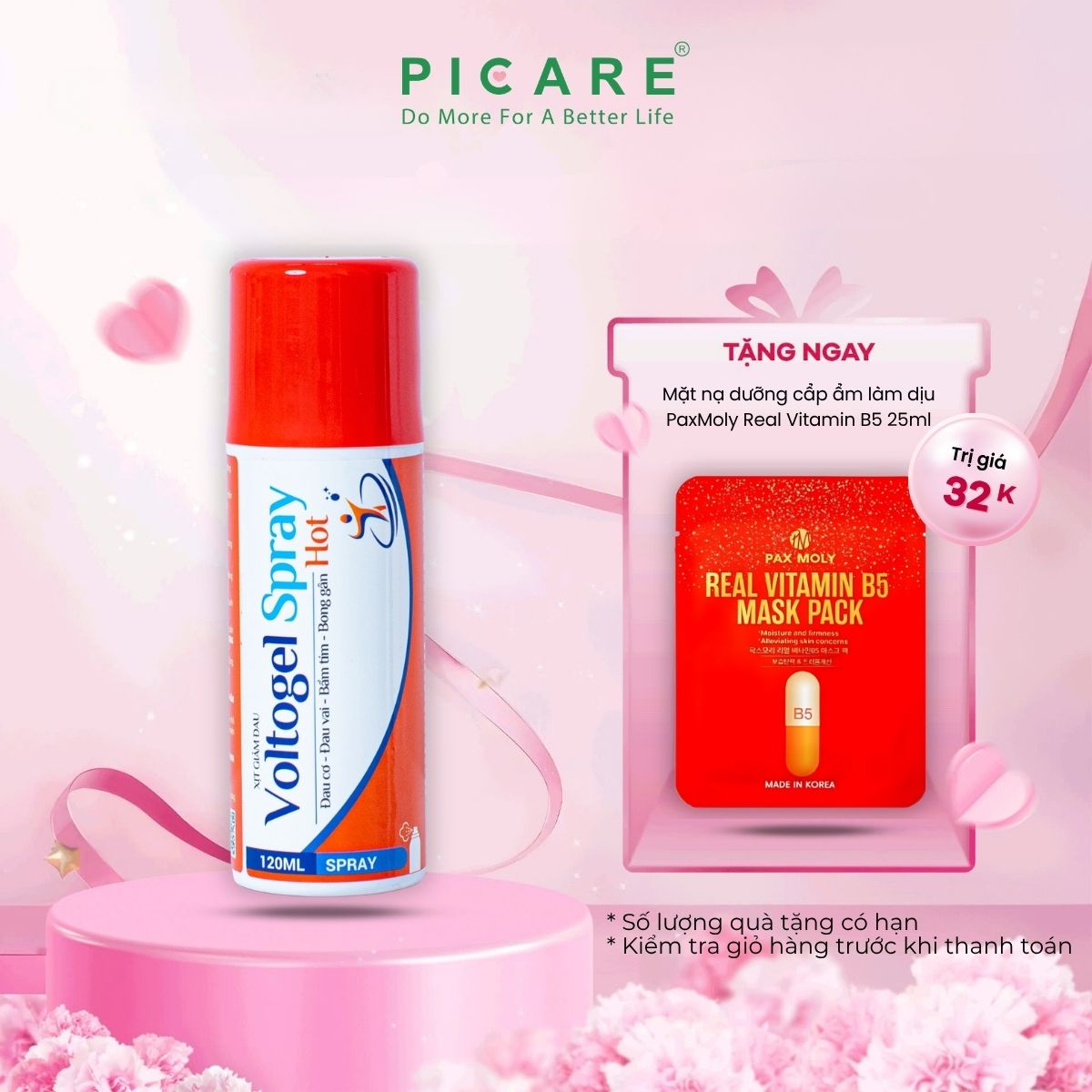 Chai xịt nóng Voltogel Hot Spray giảm đau cơ, đau vai, bầm tím, bong gân 120ml