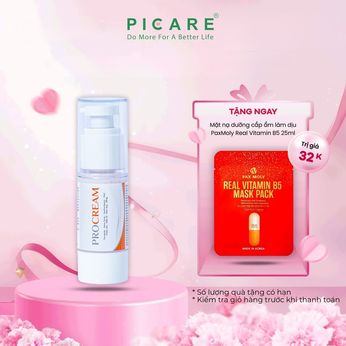Kem Bôi Procream Hỗ Trợ Giảm Hăm Tã, Chàm Sữa, Bỏng, Kích Ứng Da 50g