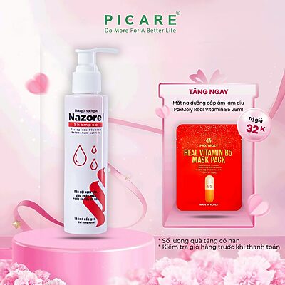 Dầu gội cải thiện da đầu dầu, giảm gàu ngứa Nazorel Shampoo 150 mL