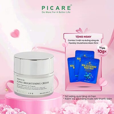 Kem làm trắng da, mờ nám tích cực Reboncel Alpha Brightening Cream 50ml