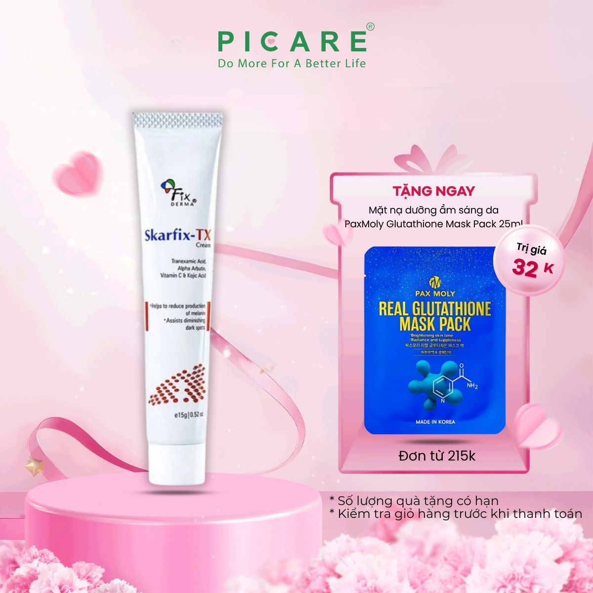 Kem dưỡng da mờ thâm, nám, tàn nhang Fixderma Skarfix -TX Cream 15g