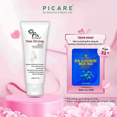 Sữa Rửa Mặt Non Fixderma Drying Cleanser 60g