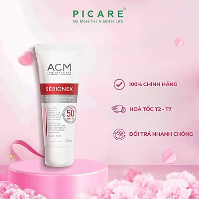 Kem Chống Nắng Dành Cho Da Dầu ACM Sebionex Mattifying Sunscreen Gel SPF50+ 40ml