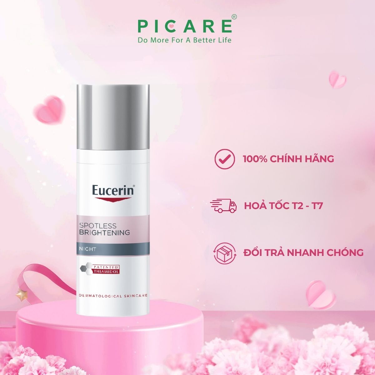 Kem Dưỡng Trắng Da Ban Đêm Eucerin Spotless Brightening Night Cream 50ml