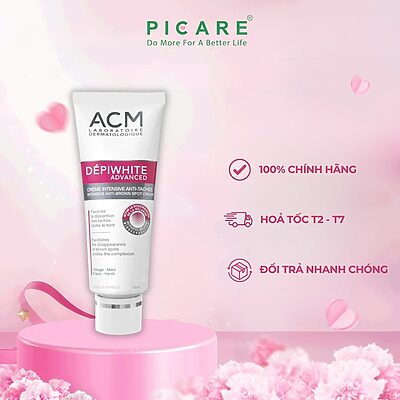 Kem Dưỡng Làm Mờ Và Giảm Đốm Nâu, Tàn Nhang ACM Depiwhite Advanced Intensive Anti Brown Spot Cream 40ml