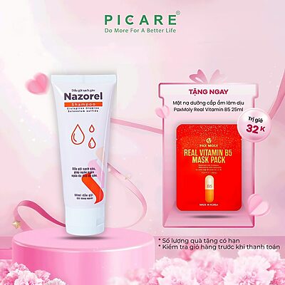 Dầu gội cải thiện da đầu dầu, giảm gàu ngứa Nazorel Shampoo 50ml