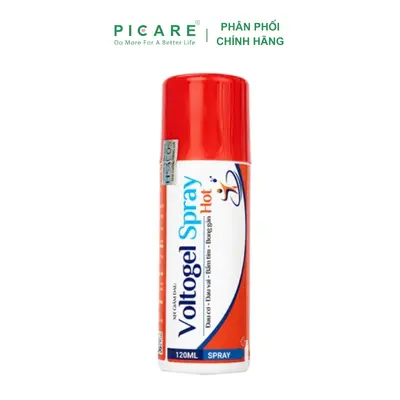 Alternative view of Chai xịt nóng Voltogel Hot Spray giảm đau cơ, đau vai, bầm tím, bong gân 120ml