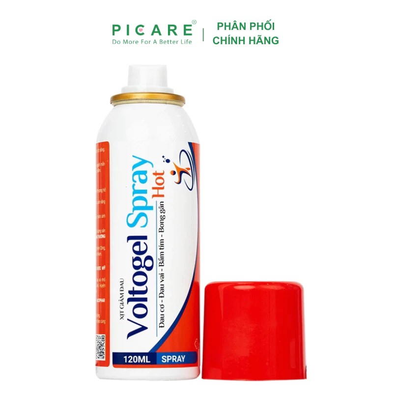 Chai xịt nóng Voltogel Hot Spray giảm đau cơ, đau vai, bầm tím, bong gân 120ml - Ảnh 3