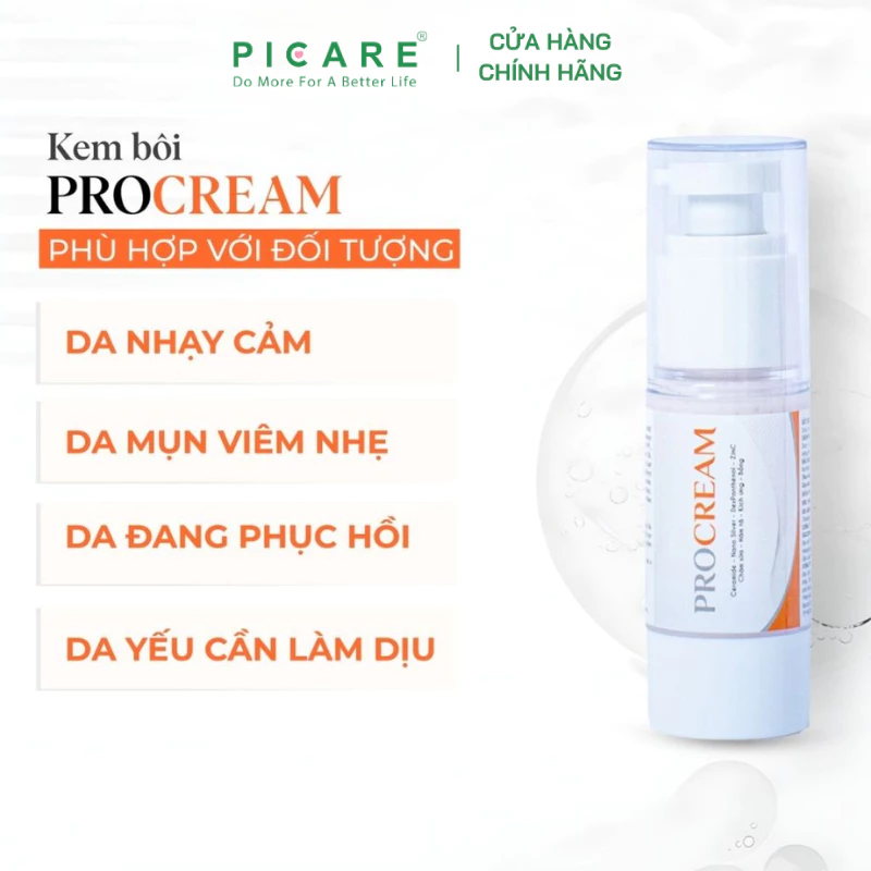 Kem Bôi Procream Hỗ Trợ Giảm Hăm Tã, Chàm Sữa, Bỏng, Kích Ứng Da 50g - Ảnh 4